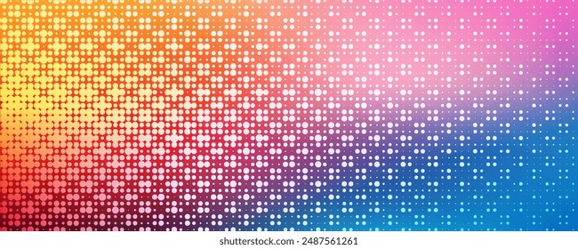 Dot pink pattern gradient texture background. Abstract illustration pop art halftone and retro style. creative design valentine concept,