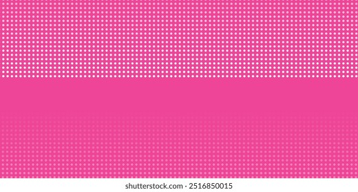 Dot pink pattern gradient texture background. Abstract illustration pop art halftone and retro style. vektor