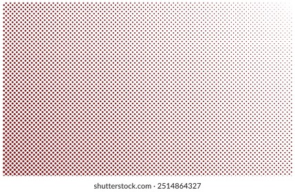 Dot Pixel Pattern Wallpaper in Red color. This is editable vector file