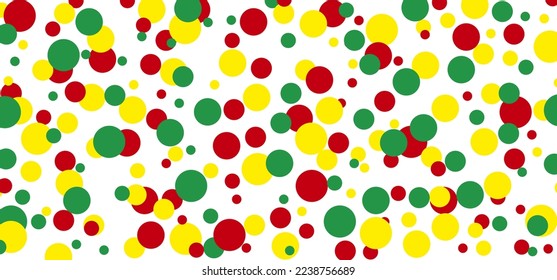 Dot point pattern. Slogan alaaf, helau, Dutch and Germany language is a carnival, carnaval greeting. Vector banner. From the Netherlands,  holland ( Limburg ) party. Red, yellow, green sign