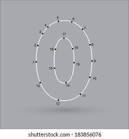 dot puzzle number 0