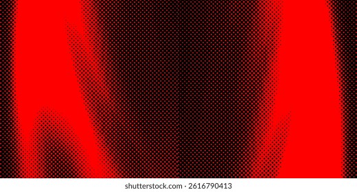 Dot red pattern screen led light gradient texture background. Abstract technology big data digital background.