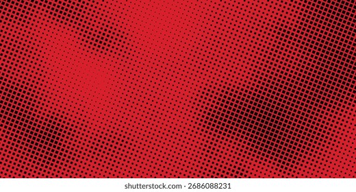 Dot red pattern screen led light gradient texture background. Abstract technology big data digital background. 3d rendering.