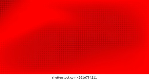 Dot red wave screen gradient texture background. Abstract technology big data digital background.