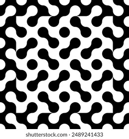 Dot Repeating pattern poster. Geometric Seamless patterns ornament of vector Art background.