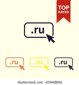 dot ru domain icon