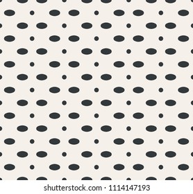Dot seamless abstract pattern monochrome or two colors vector