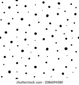 Dot seamless pattern. Vector seamless pattern design