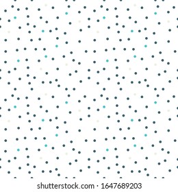 Dot seamless pattern. Vector seamless pattern. Simple graphic design.