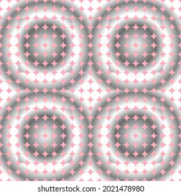 Dot Seamless Vector Repeat Background. Geometric 3D Design. Close Up, All Over Repeat. Interior Design, Home Decor, Interior.