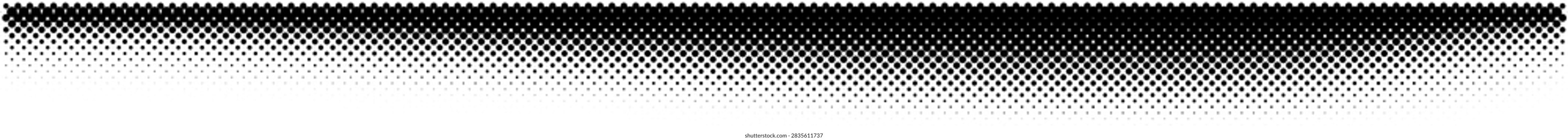 Dot shadow edge gradient, noise grain line gradation. Stipple spray vector shade effect, grain edge half tone bg, noise halftone shadow pattern