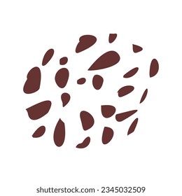 Dot shape abstract vector element