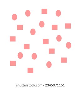 Dot shape abstract vector element