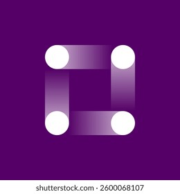 Dot to dot shape logo and abstract design. logotype, system, network, innovation, letter, molecular, technology, bubble, graphic, business.