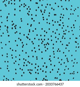 Dot shapes seamless pattern set. Modern exotic design for paper, cover, fabric, interior decor and other users. Vector illustration on light blue background