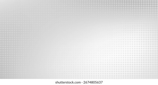 Dot silberne Folie Mesh Hintergrund mit Metallspiegel Textur. Chrome Farbverlauf Oberfläche einfach abstrakt modern