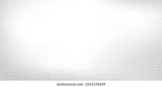 Dot silver modern foil background with metal mirror texture. Chrome gradient abstract simple