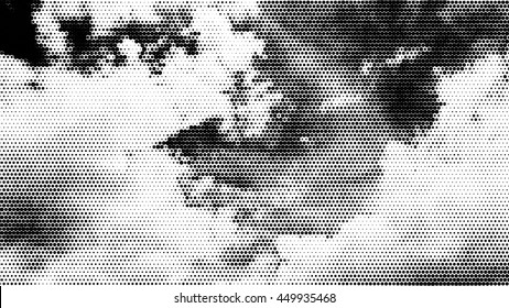 dot sky halftone background 