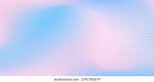 Dot sky mesh gradient background blending soft pastel pink and light blue abstract simple