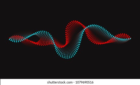 dot spiral sound wave