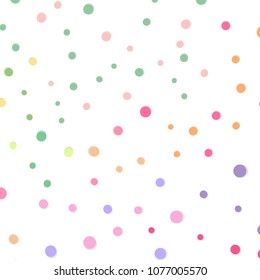 Dot and spots scatter celebration confetti pattern abstract background vector illustration
