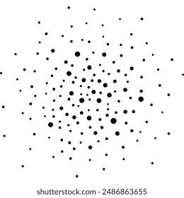 Dot spray texture, decorative vector spot