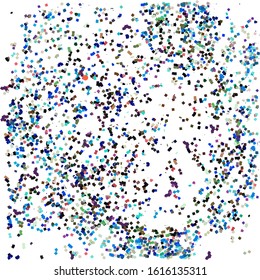 Dot square texture. Grunge abstract background. Mosaic vector background. Confetti vector background. Celebration party vector background. Glitter pattern.  