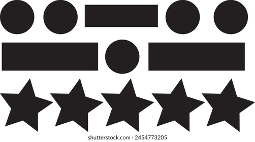 dot star logo icon eps 10