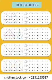 Dot studies for kindergarten and preschool kids