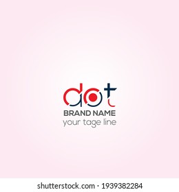 Dot vector logo design, target Creative logo design