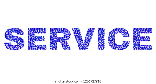 Dot vector Service text isolated on a white background. Service mosaic tag of circle dots in various sizes. - Powered by Shutterstock - Get 15% off with code: PIKWIZARD15