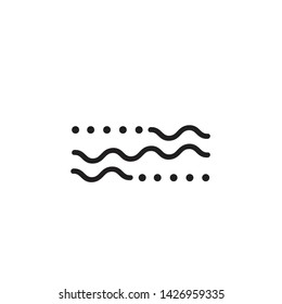 Dot wave icon vector illustration