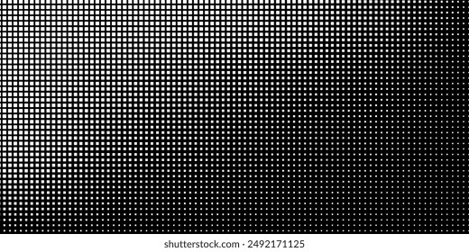 Dot white black pattern gradient texture background. Abstract pop art halftone and retro style.