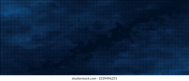 Dot white blue wave light screen gradient texture background. Abstract technology