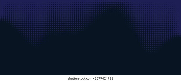 Dot white blue wave light screen gradient texture background. Abstract technology big data digital background. 3d rendering
