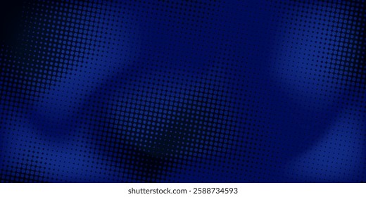 Dot white blue wave light screen gradient texture background. Abstract technology big data digital background.