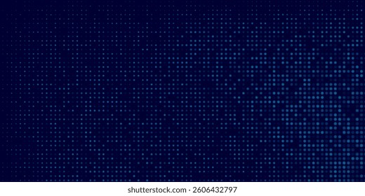 Dot white blue wave light screen gradient texture background. Abstract technology big data digital background