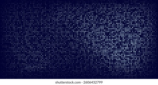 Dot white blue wave light screen gradient texture background. Abstract technology big data digital background