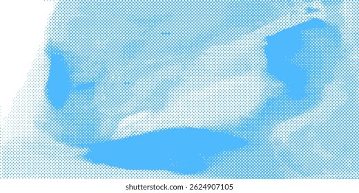 Dot white blue wave light screen gradient texture background. Abstract technology big data digital background. eps 10
