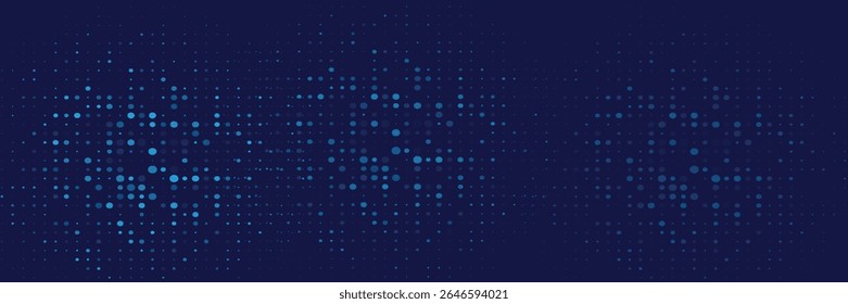 Dot white blue wave light screen gradient texture background. Abstract technology big data digital background. vector eps 10