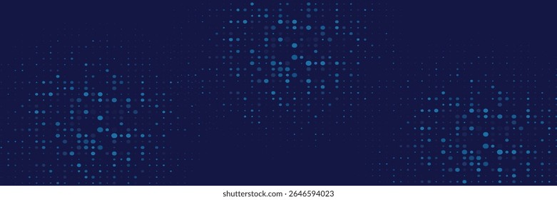 Dot white blue wave light screen gradient texture background. Abstract technology big data digital background. vector eps 10