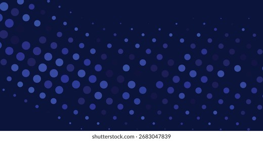 Fundo de textura do gradiente da tela de luz azul da onda branca pontilhada. 