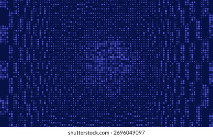 Fondo de textura de gradiente de pantalla de luz de onda azul blanco. Fondo digital de big data de tecnología Abstractas. Vector EPS 10