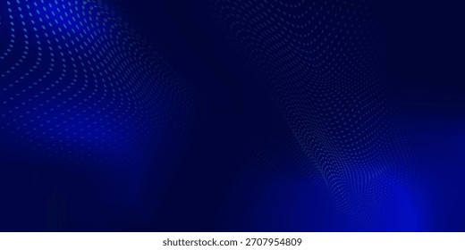 Fondo de textura de gradiente de pantalla de luz de onda azul blanco. Fondo digital de big data de tecnología Abstractas. Renderización 3D.