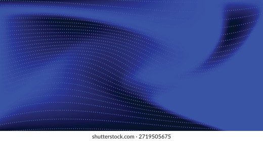 Fondo de textura de gradiente de pantalla de luz de onda azul blanco. Fondo digital de big data de tecnología Abstractas. Renderización 3D.