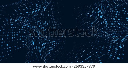 Dot white blue wave light screen gradient texture backgroun.eps 10