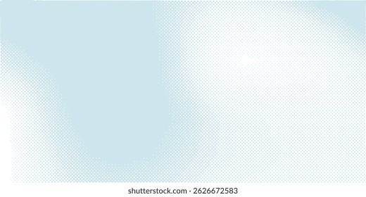 Dot white blue wave pattern screen gradient bright texture background. 