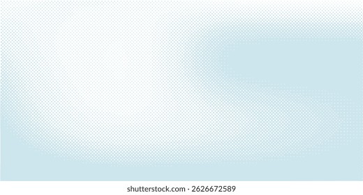 Dot white blue wave pattern screen gradient bright texture background. 