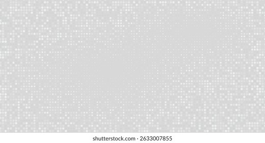 Dot white gray pattern gradient texture background. Abstract technology big data digital background. 3d rendering.vector ilustartion
