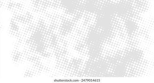 Dot white gray wave light technology texture background. Abstract big data digital concept. 3d rendering.